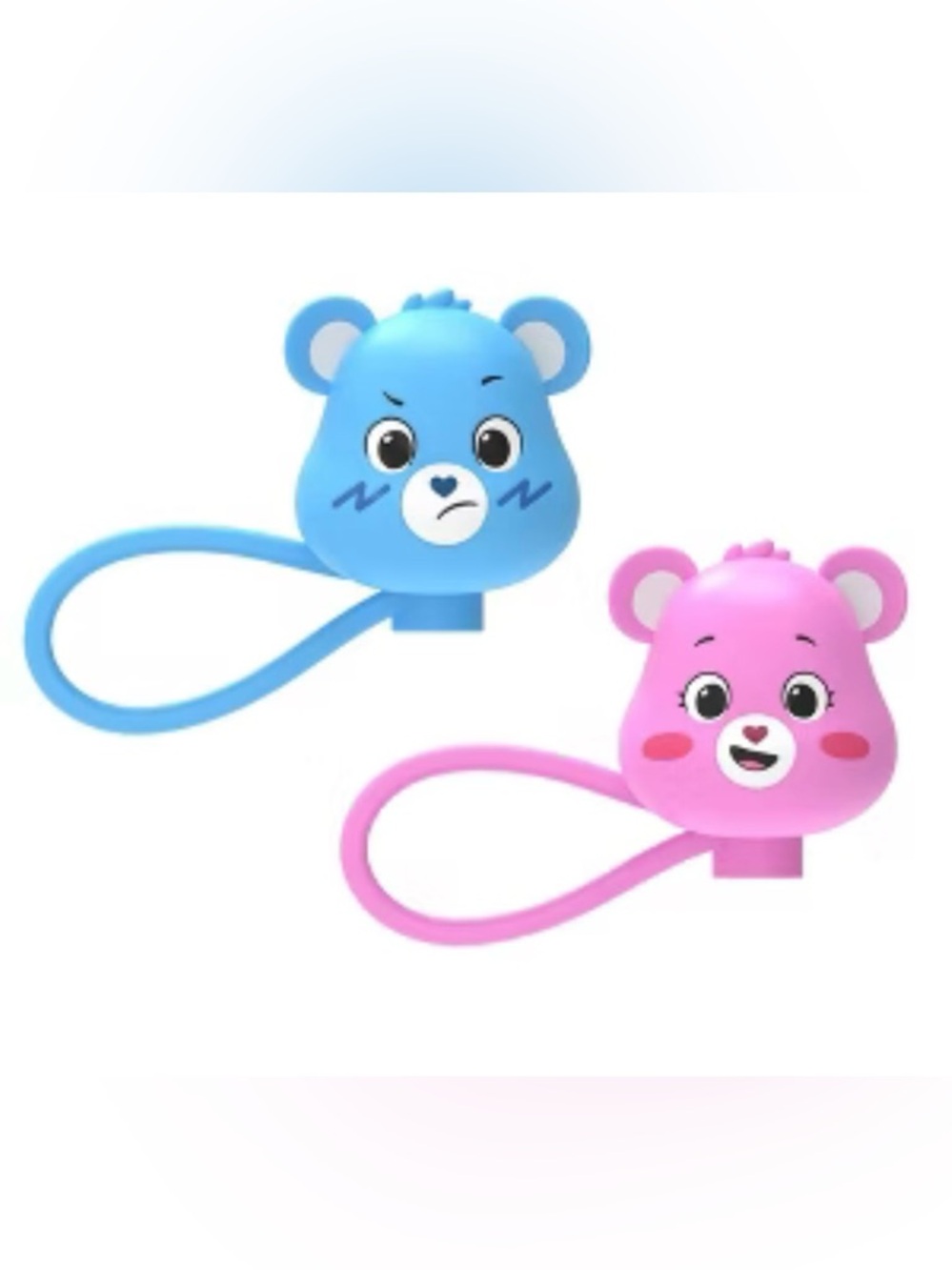 CARE BEAR BPA FREE STRAW TOPPERS